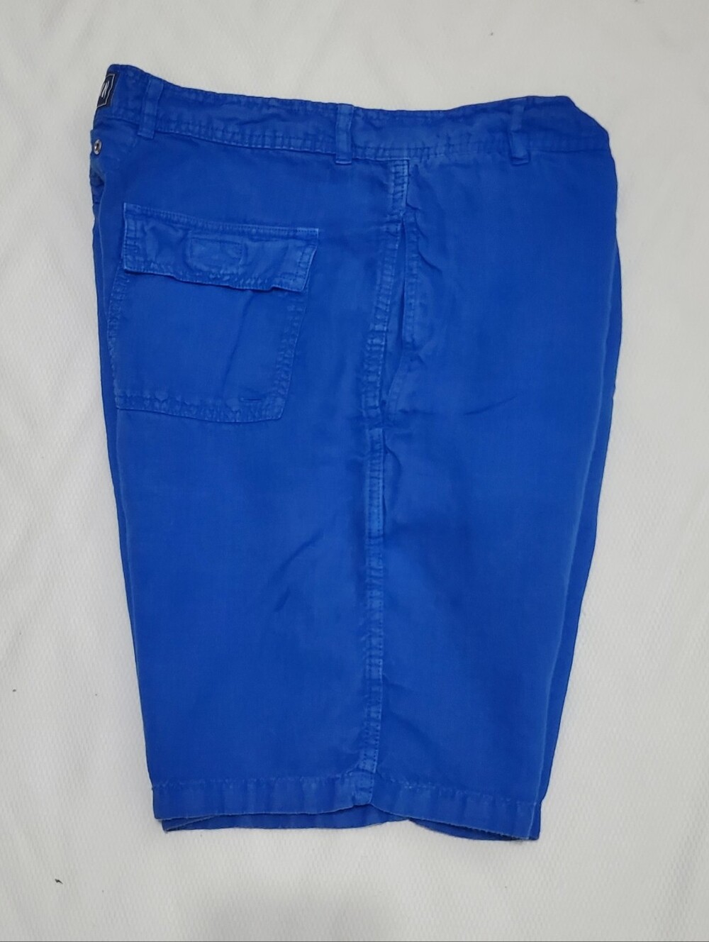 Vilebrequin Royal Blue Linen Shorts Mens Large